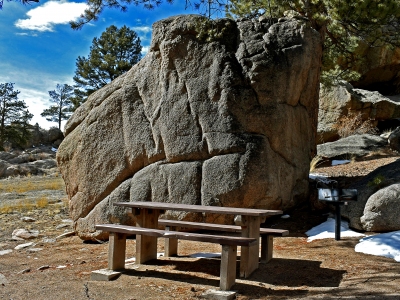 "Campsite 1 Boulder"